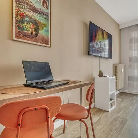 Apartment Victoria Spa, Au Coeur Du Centre-ville Hammam -wifi -grand Lit Double Queen Size 160x200cm Aix-les-Bains