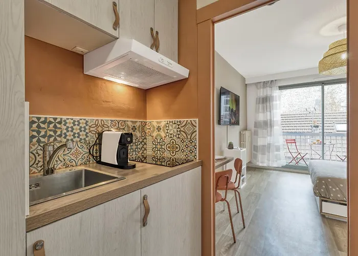 Victoria Spa, Au Coeur Du Centre-ville Hammam -wifi -grand Lit Double Queen Size 160x200cm * Aix-les-Bains