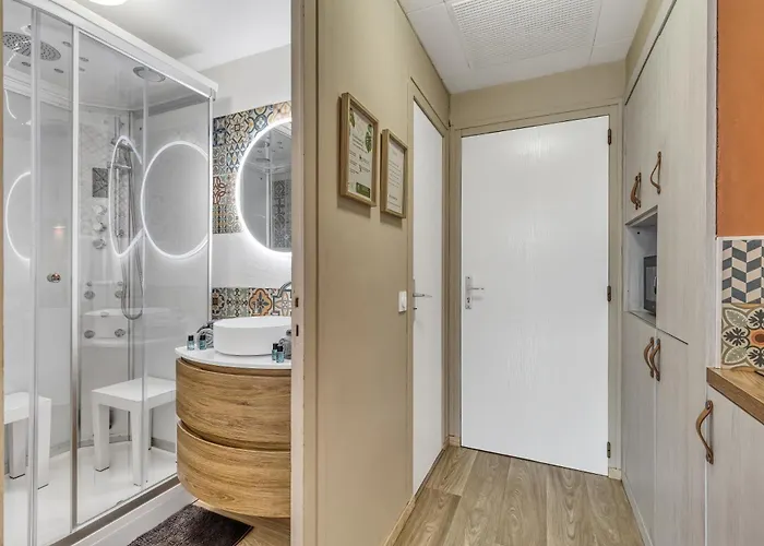 Appartamento Victoria Spa, Au Coeur Du Centre-ville Hammam -wifi -grand Lit Double Queen Size 160x200cm Aix-les-Bains