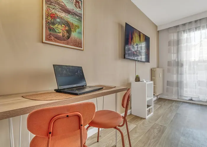 Apartamento Victoria Spa, Au Coeur Du Centre-ville Hammam -wifi -grand Lit Double Queen Size 160x200cm Aix-les-Bains